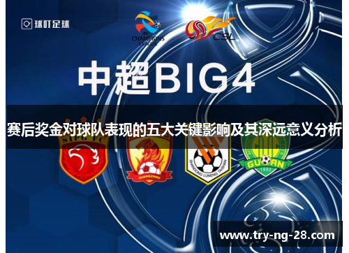 赛后奖金对球队表现的五大关键影响及其深远意义分析