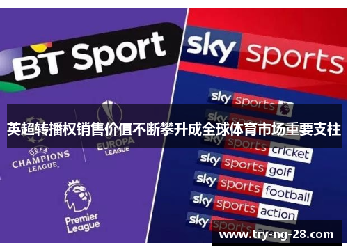 英超转播权销售价值不断攀升成全球体育市场重要支柱